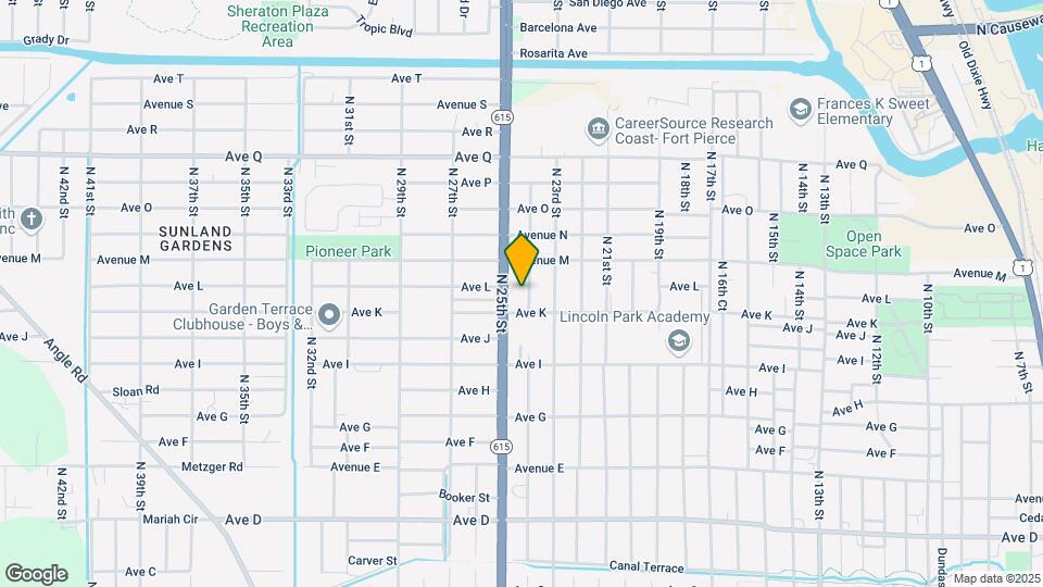 1209 N 24th St Map and Location Details