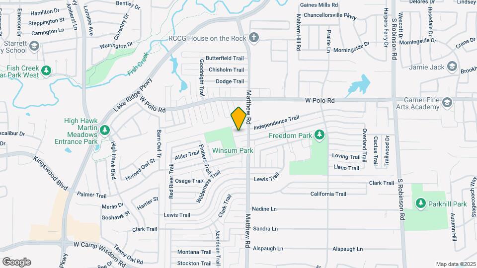 1813 Independence Ct Map and Location Details
