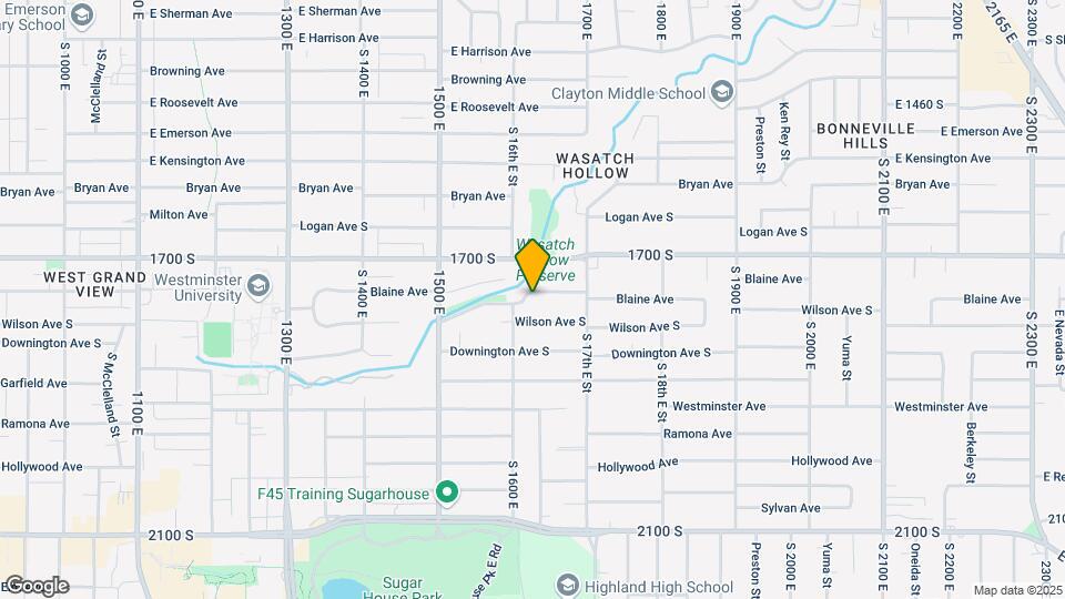 1618 Blaine Ave Map and Location Details