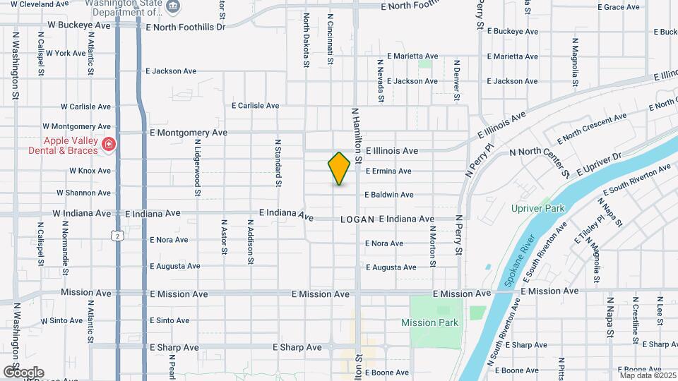 2004 N Cincinnati St, Unit 2 Map and Location Details