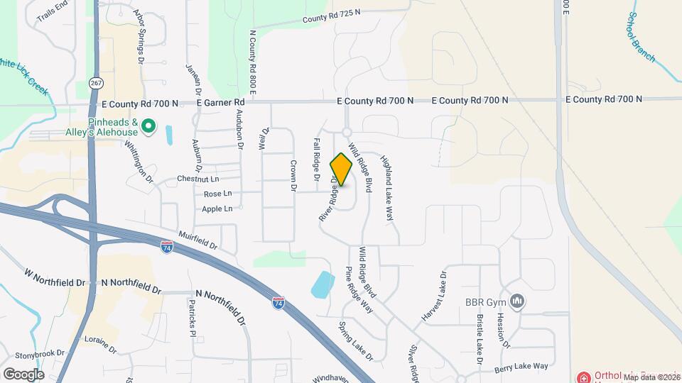 1293 River Ridge Dr Map and Location Details