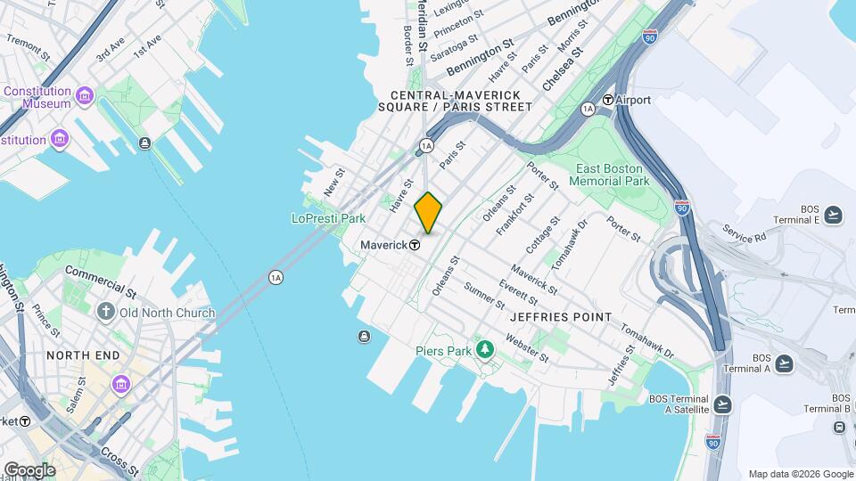 37-39 Maverick Sq Mapa y Detalles de la Ubicación