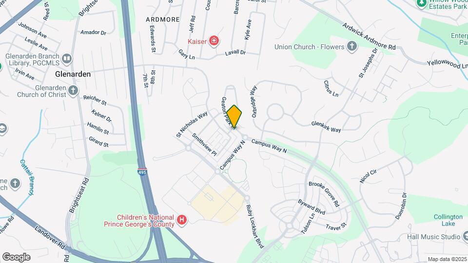 9411 Geaton Park Pl Map and Location Details