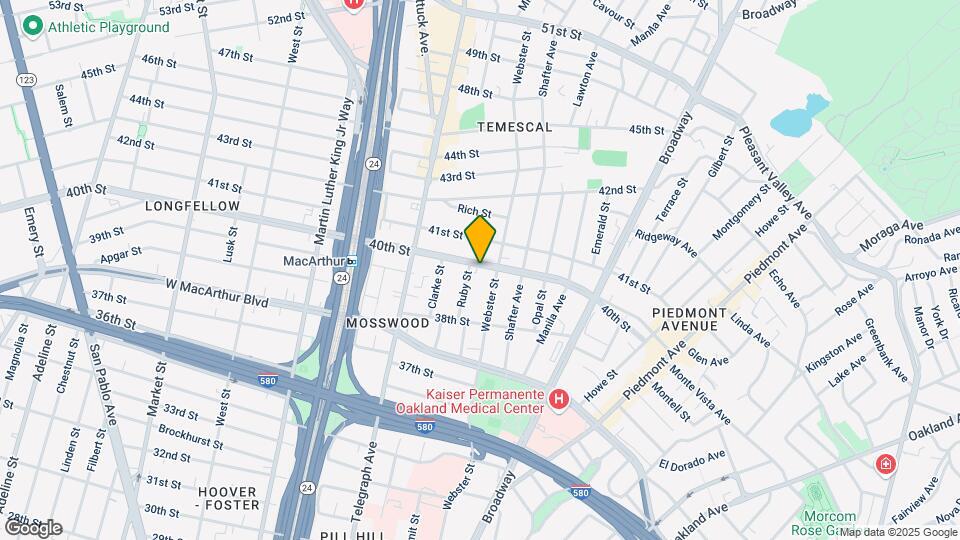 439 40th St Map and Location Details