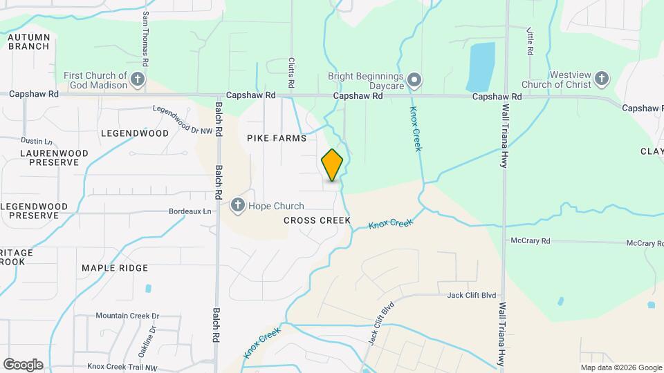 502 Creek Bed Cir NW Map and Location Details