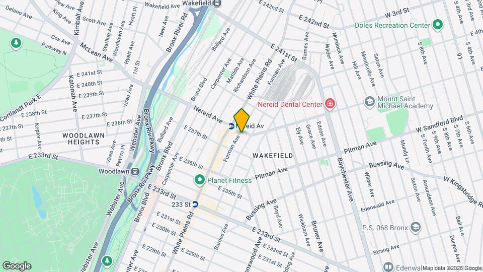 4396 Furman Ave Map and Location Details