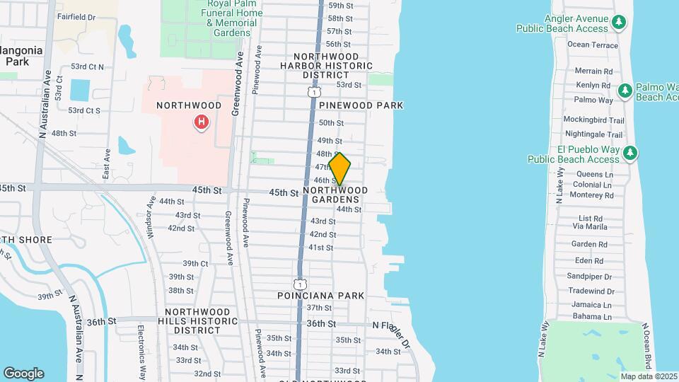 433 45th St Mapa y Detalles de la Ubicación