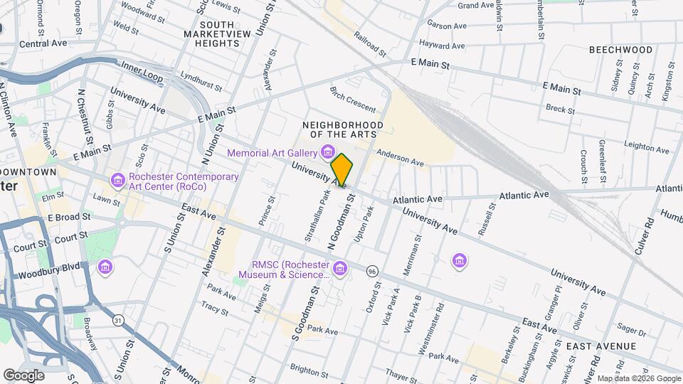 579 University Ave, Unit 7 Map and Location Details