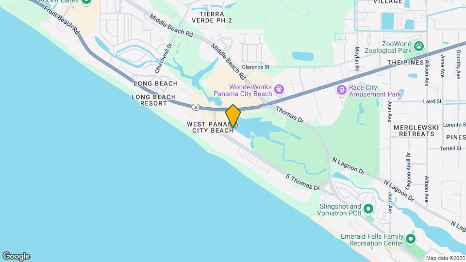 9902 S Thomas Dr Map and Location Details