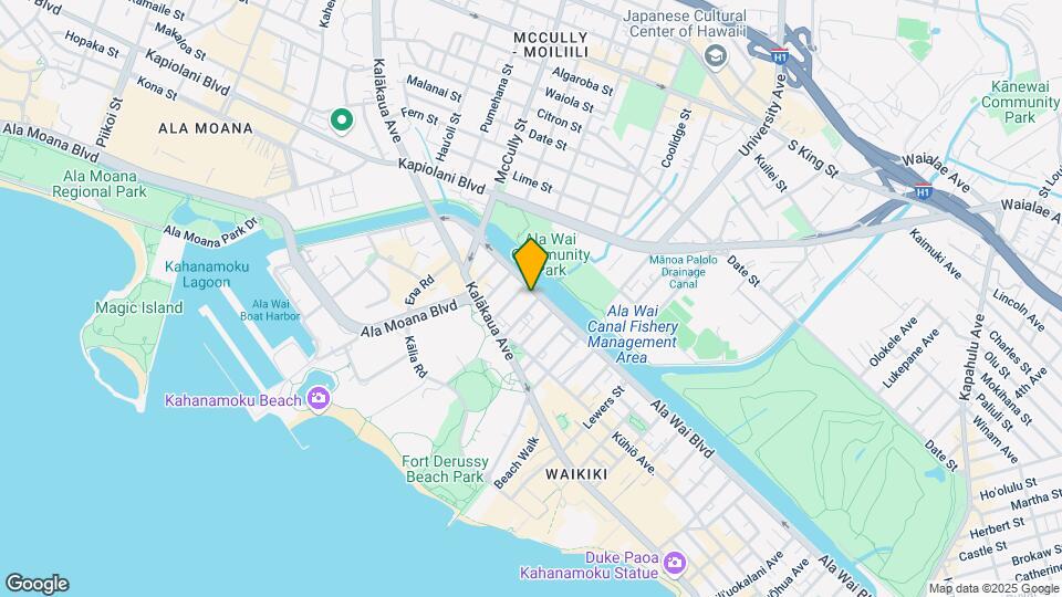 2015 Ala Wai Blvd Map and Location Details