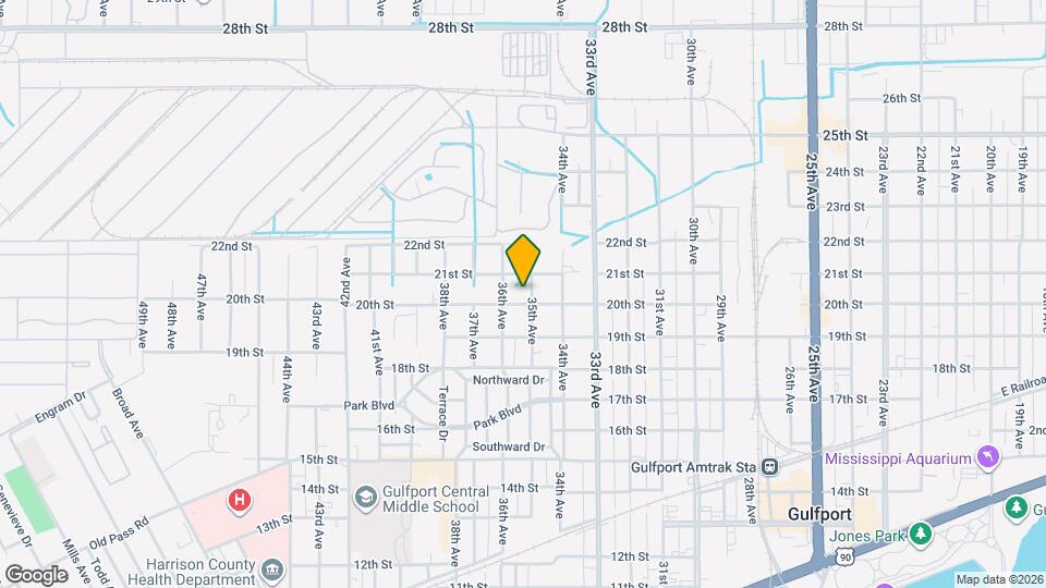 3502 1/2 20th St Map and Location Details