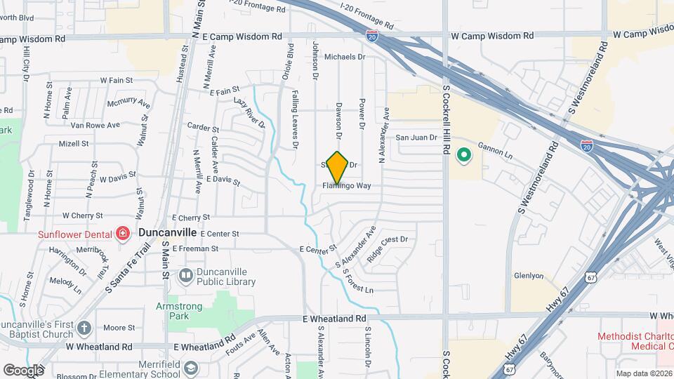 522 Flamingo Way Map and Location Details