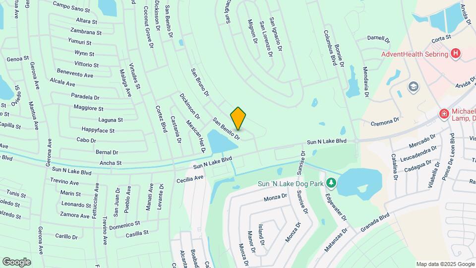 7037 San Benito Dr Map and Location Details