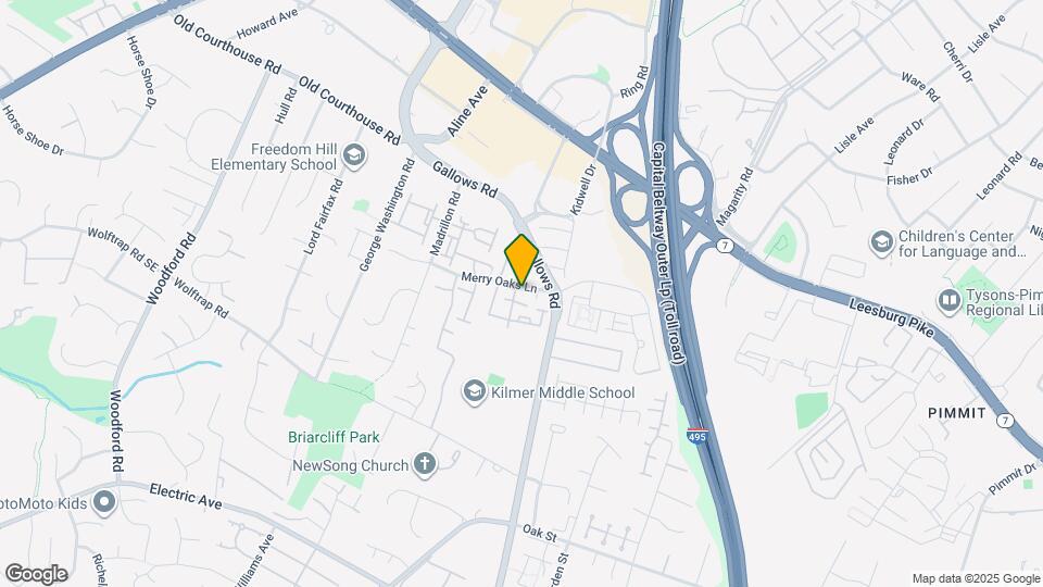 8015 Merry Oaks Ln Map and Location Details