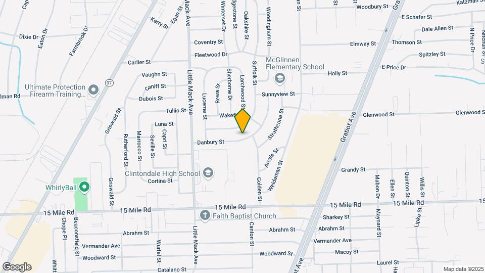 21039 Danbury St Map and Location Details