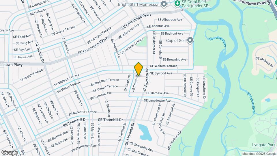 1517 SE Crown St Map and Location Details