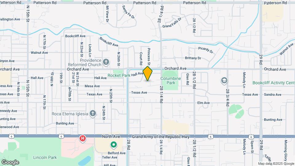 2814 Columbine Park Court Map and Location Details