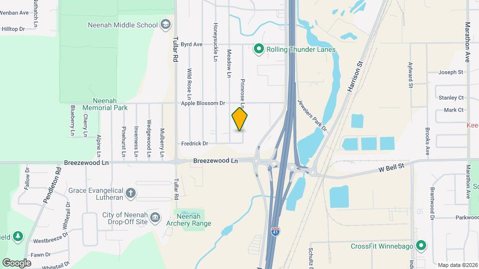 1349 Primrose Ln Map and Location Details