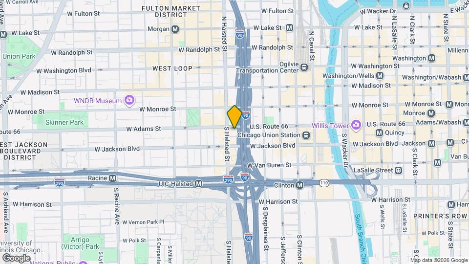 763 W Adams St Map and Location Details