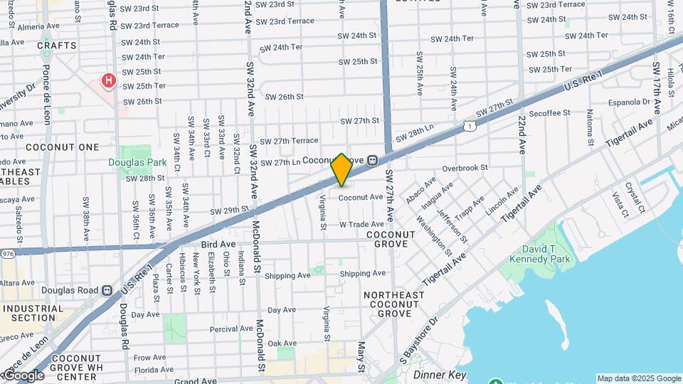 2947 Coconut Ave, Unit S1 Mapa y Detalles de la Ubicación