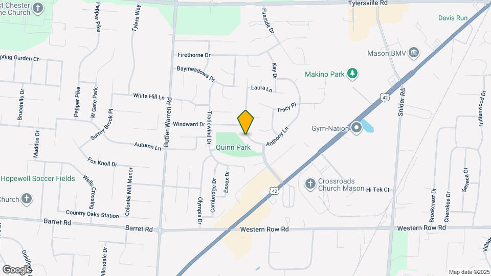 1295 Anthony Ln Map and Location Details