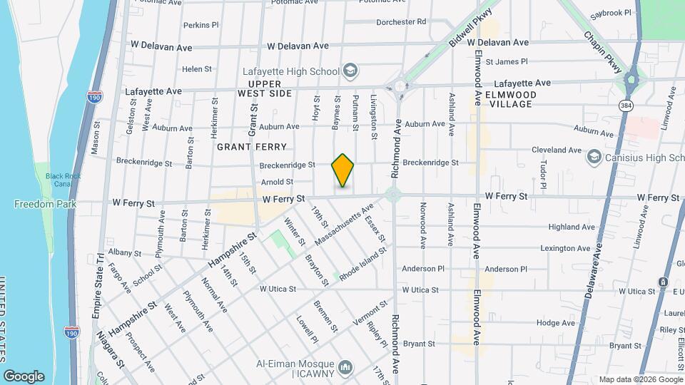 444 W Ferry St Map and Location Details