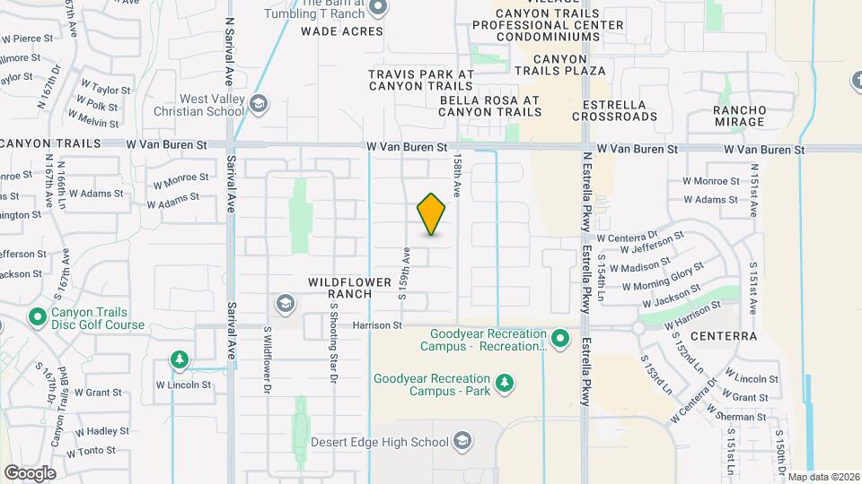 15848 W Jefferson St Map and Location Details