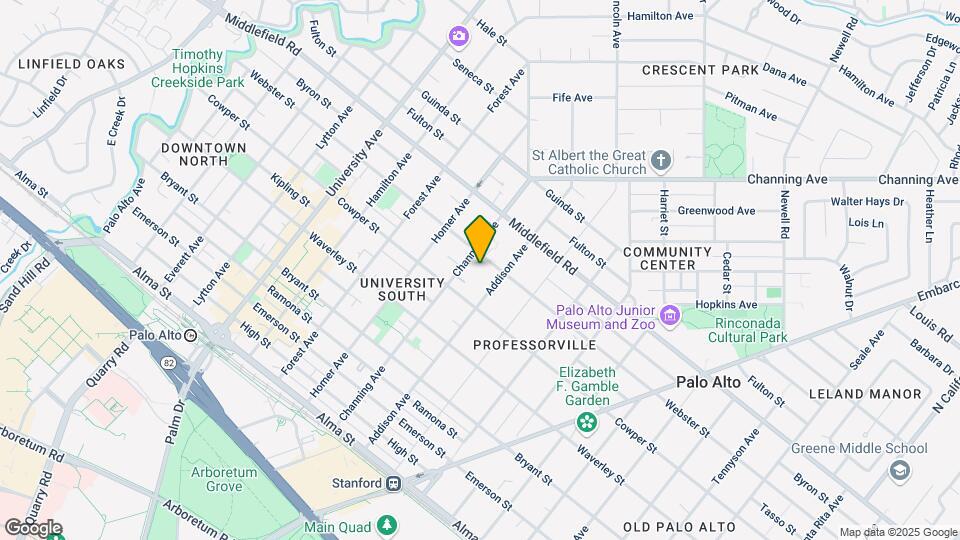 926 Webster St Map and Location Details