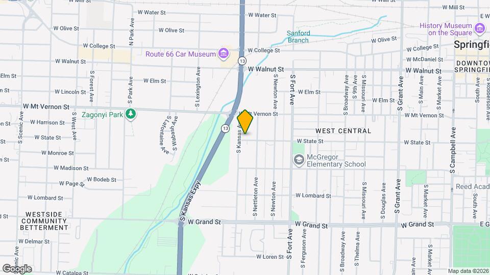1521 W State St Map and Location Details