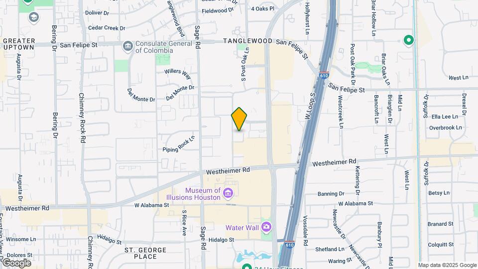 2525 McCue Rd Map and Location Details