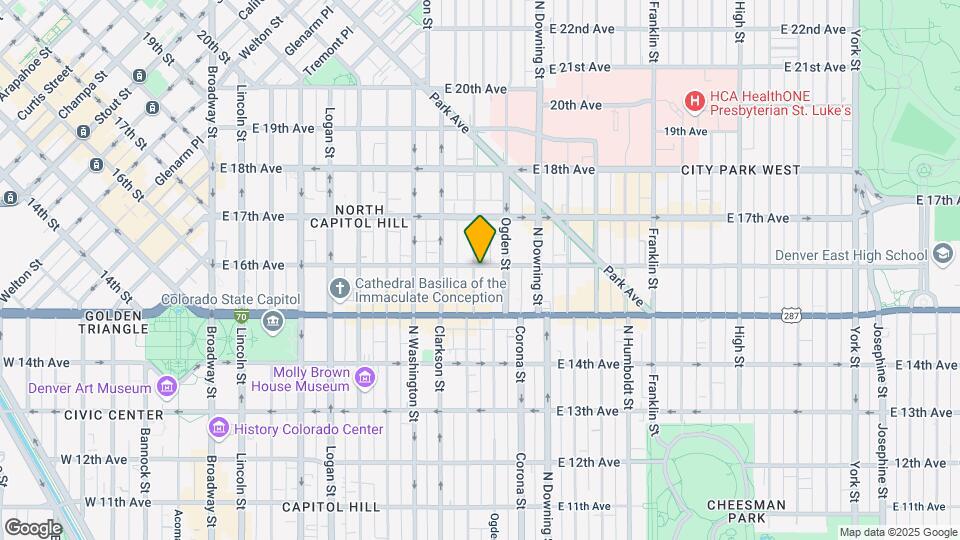 914-922 E 16th Ave Mapa y Detalles de la Ubicación