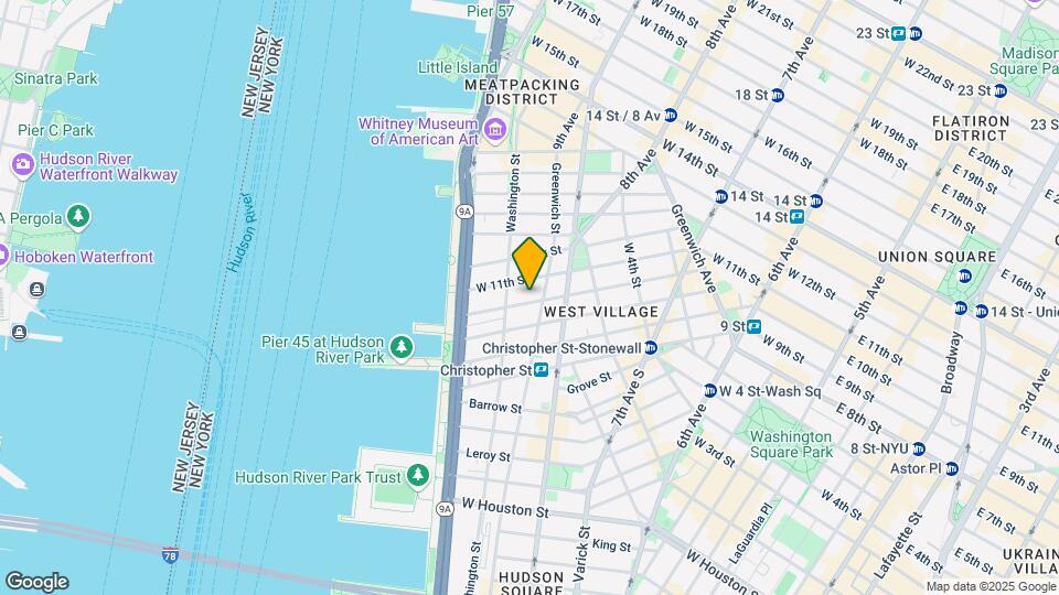 129 Perry St Mapa y Detalles de la Ubicación