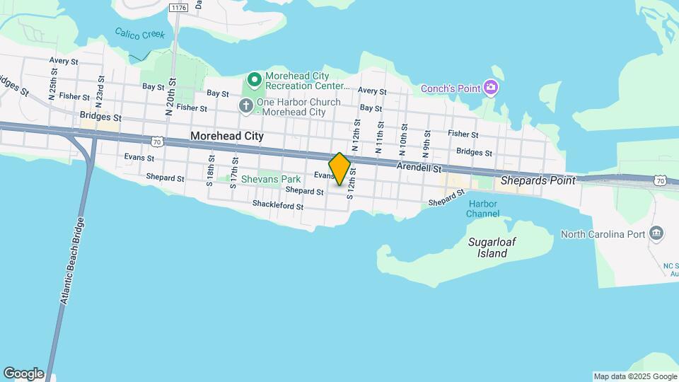 1206 Shepard St Map and Location Details