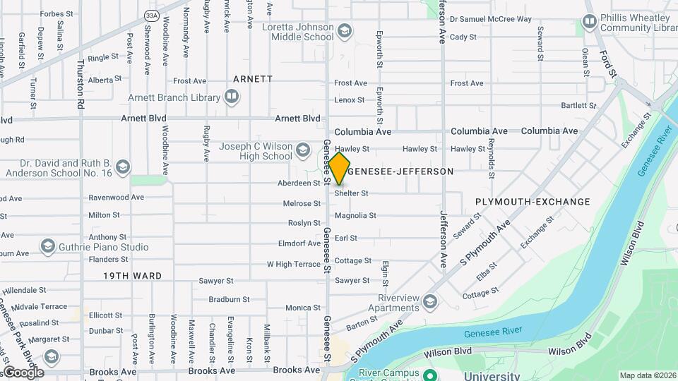 224 Shelter St Map and Location Details