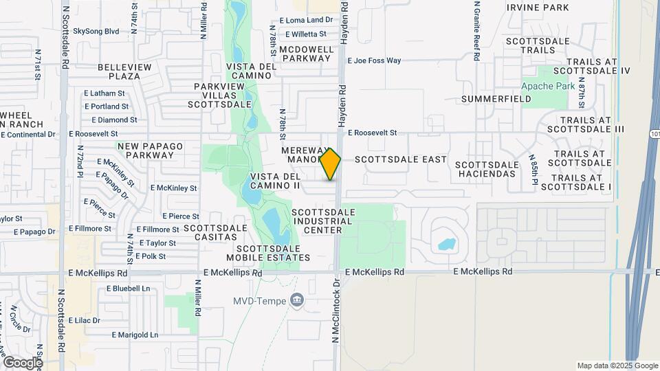 7913 E Kimsey Ln Map and Location Details
