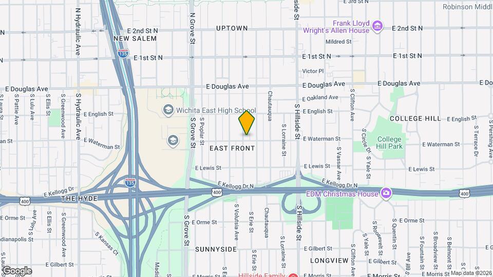 244 S Volutsia Ave Mapa y Detalles de la Ubicación