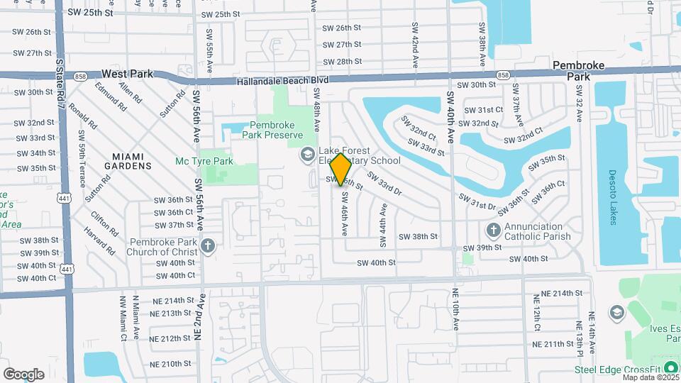 3610 SW 46th Ave Map and Location Details