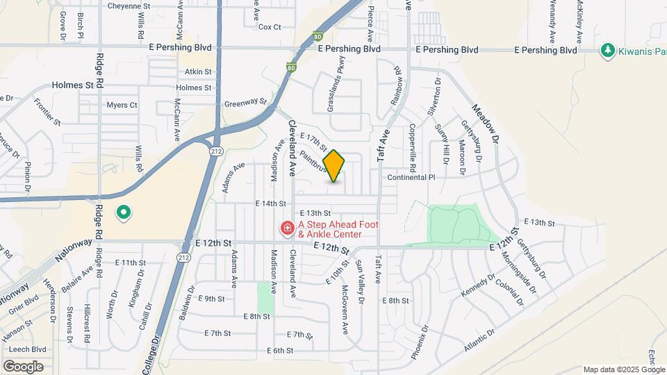 1409 Orchid Ct Map and Location Details