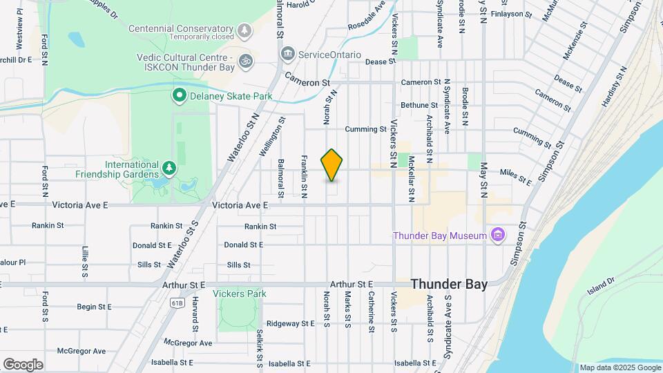 120 Norah St N Map and Location Details