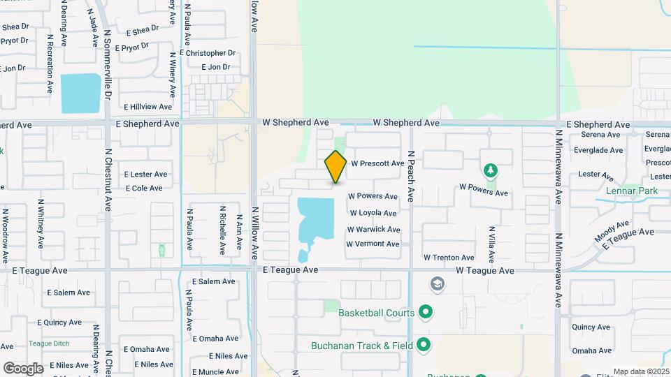 1809 N Miramar Ln Map and Location Details