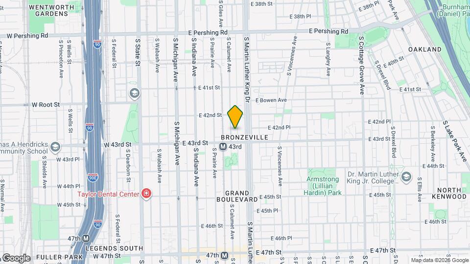 4237 S Calumet Ave, Unit 2S Mapa y Detalles de la Ubicación