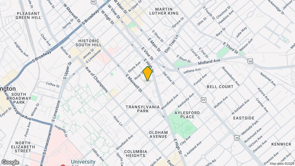 341 Grosvenor Ave Map and Location Details