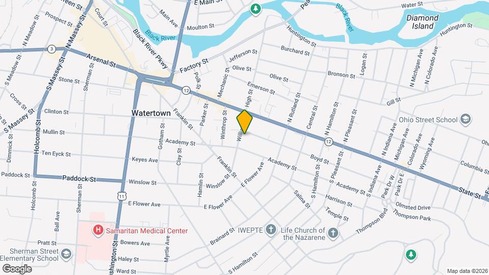 209 William St Map and Location Details