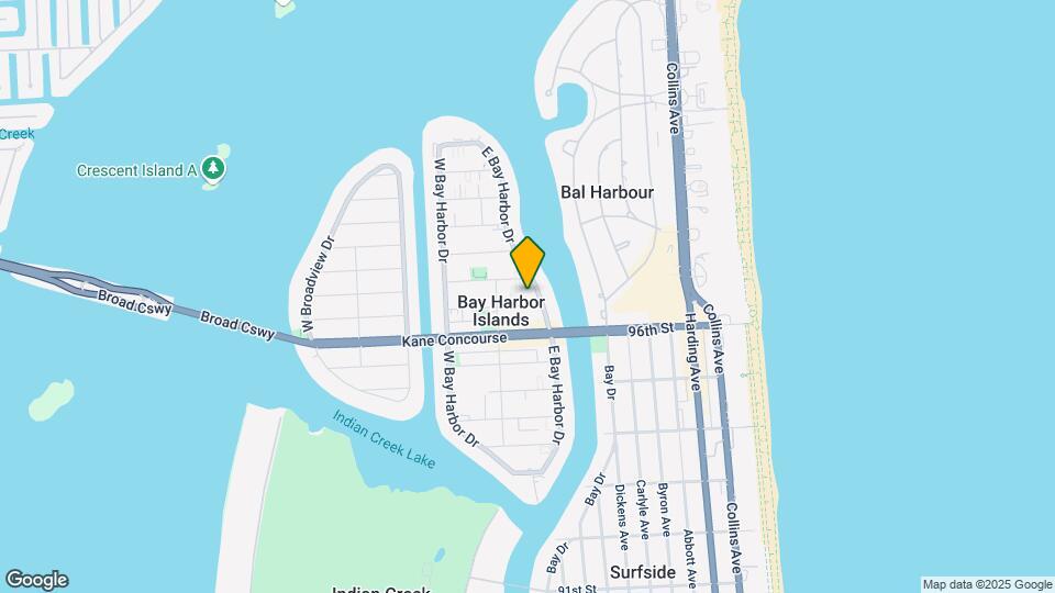 9700 E Bay Harbor Dr Map and Location Details