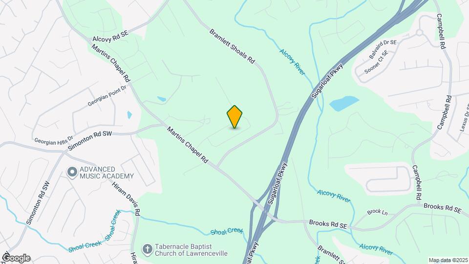 975 Chapel Hill Dr SE Mapa y Detalles de la Ubicación