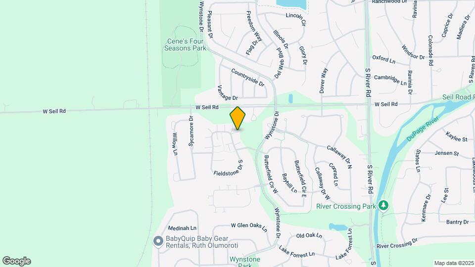 1628 Fieldstone Dr N Map and Location Details