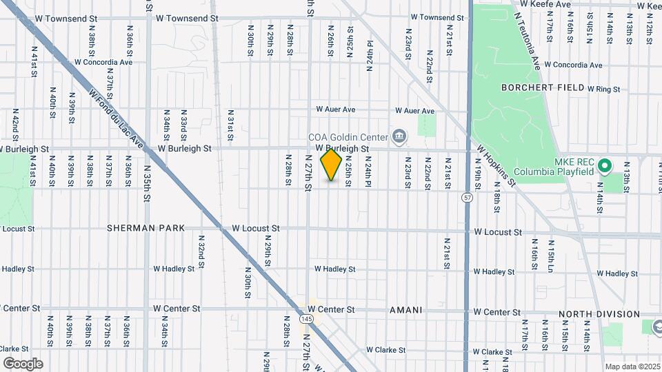 2534 W Chambers St Map and Location Details