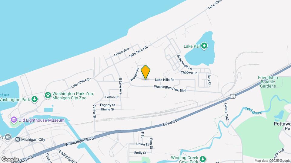 205 Lake Hills Rd Map and Location Details