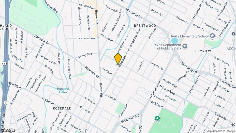 5216 Woodrow Ave Map and Location Details