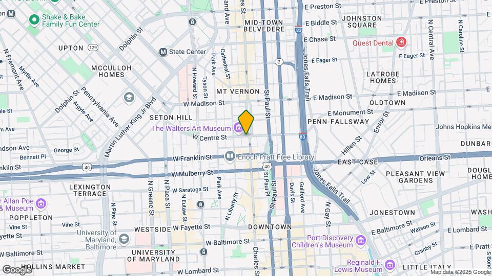 Westminster House Apartments, 62+ age Map and Location Details